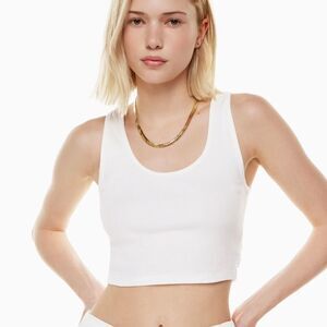 TNA Scoopneck Ribbed Cropped Tank